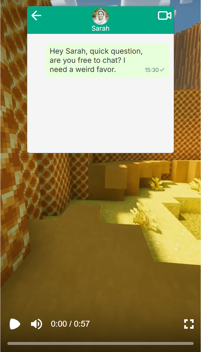 Parkour texting story